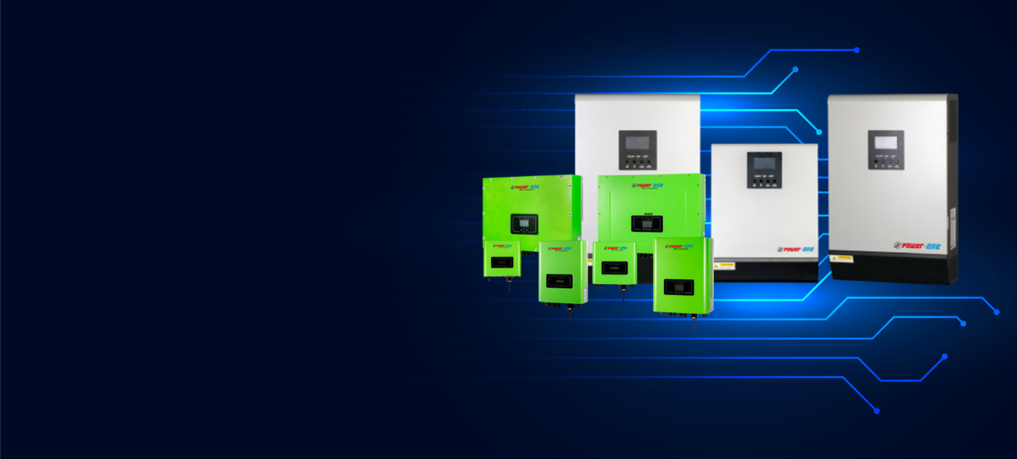 Innovative solar inverters across the spectrum - Hybrid, On-grid & Off-grid from 1 kW  to 250 kW